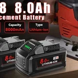POWTREE 18V 5.0Ah battery front view