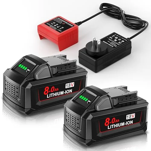POWTREE M18 Battery 8Ah Twin Pack with Charger Boost gallery image 5